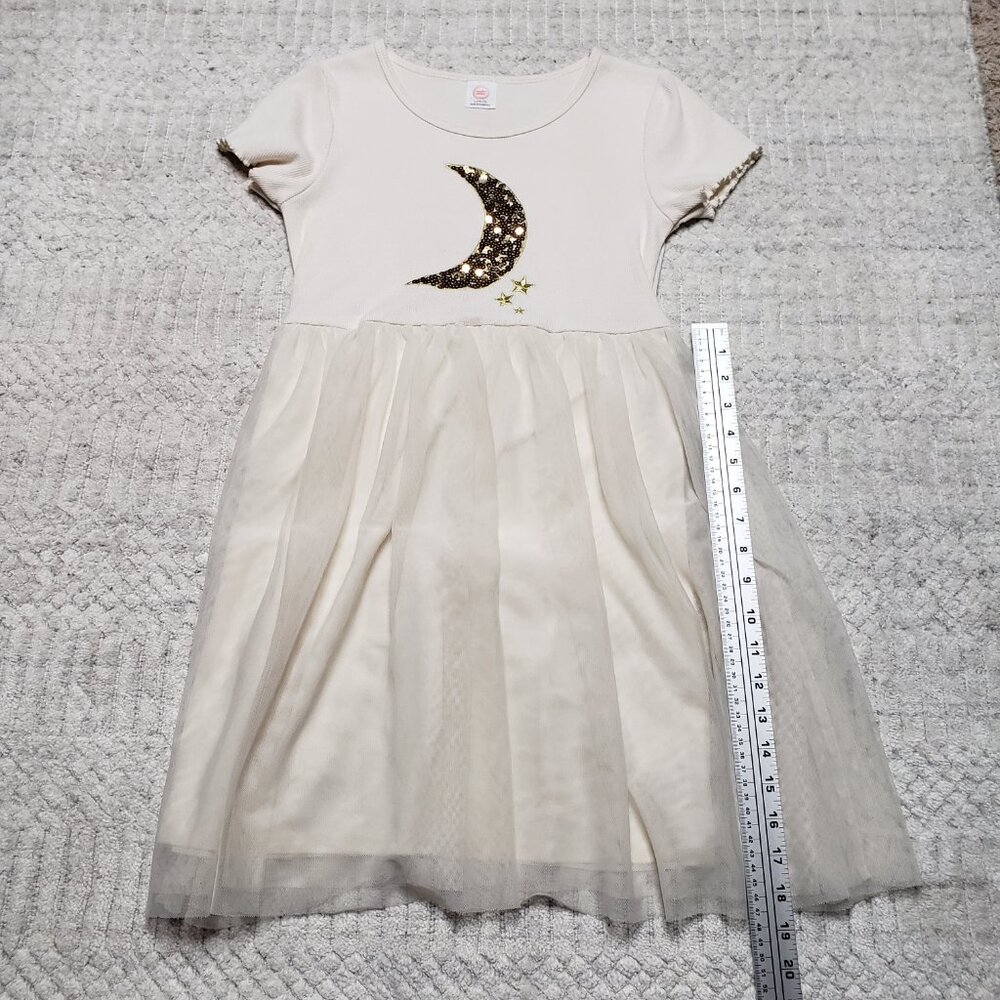 🌙 Wonder Nation Girls Moon Tutu Dress – Size L (10/12) - Picture 7 of 12